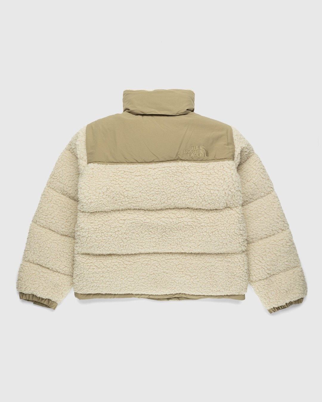 The North Face – Sherpa Nuptse Jacket Bleached Sand Kelp Tan