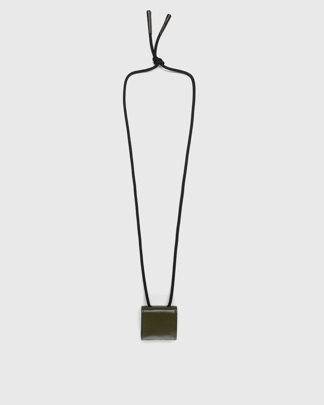 Marni – Calf Leather AirPods Case Green - Phone cases - Green - Image 2