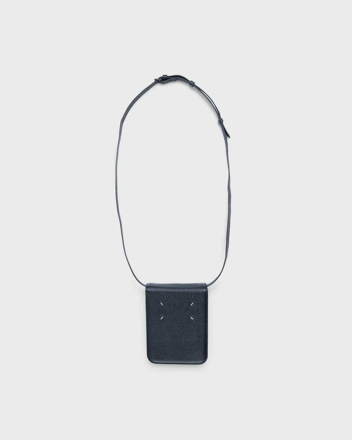 Maison Margiela – Small Leather Chest Pack Black - Bags - Black - Image 2