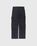 Twist Seam Cargo Trouser Black