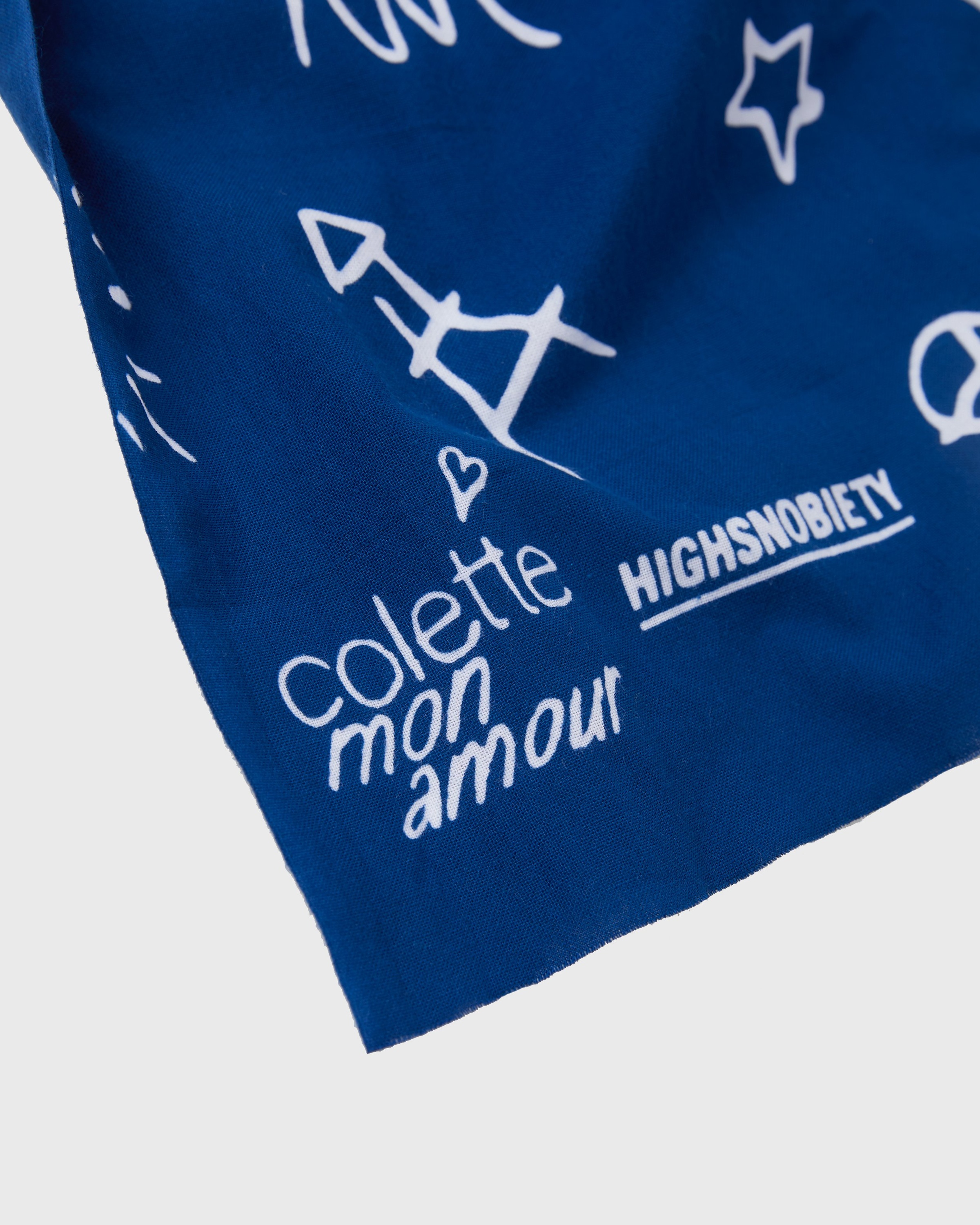 Highsnobiety – Kamawanu x colette Mon Amour Tenugui Blue - Blankets & Throws - Blue - Image 3