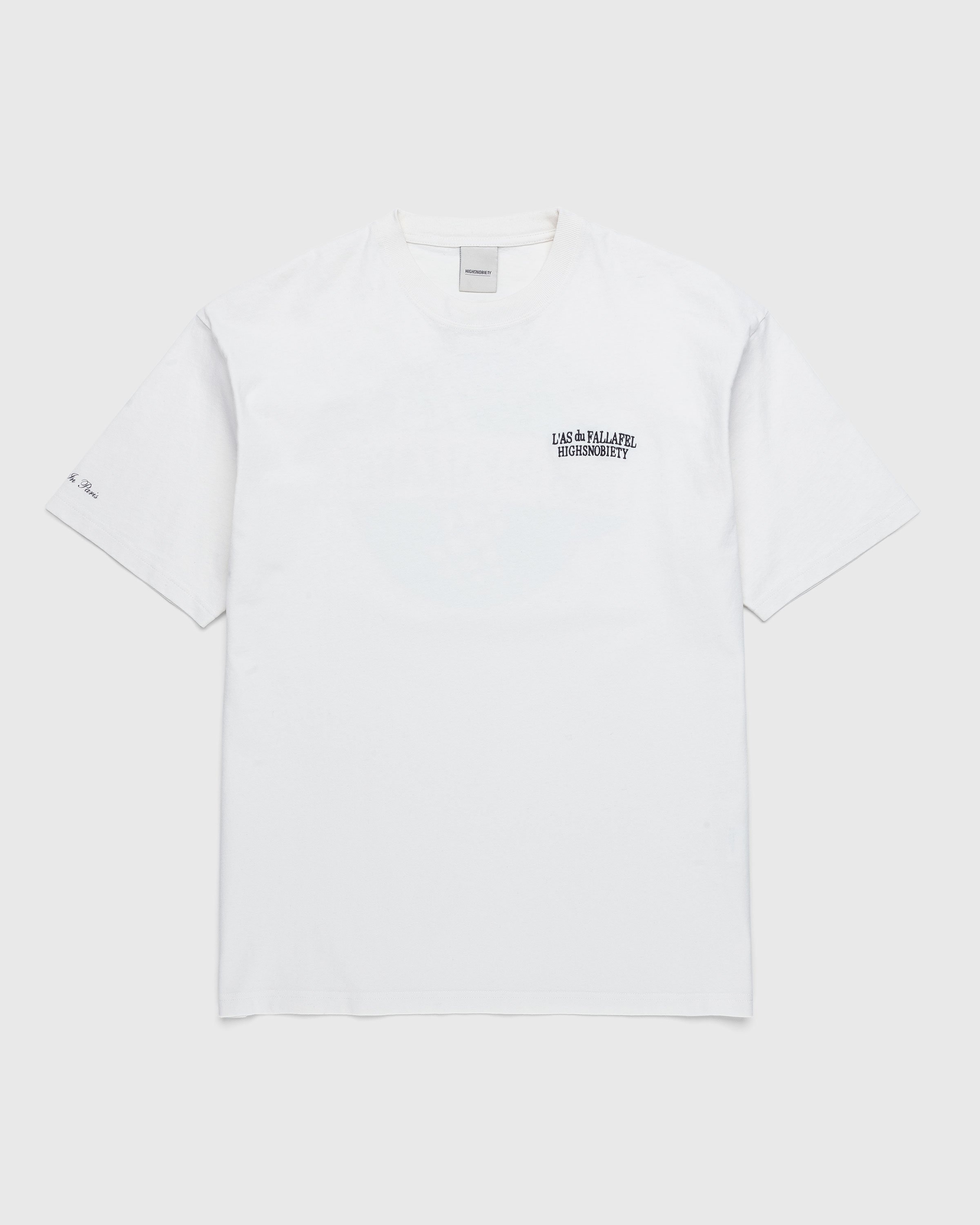 L'As du Fallafel x Highsnobiety – Short Sleeve T-Shirt White - T-shirts - White - Image 2