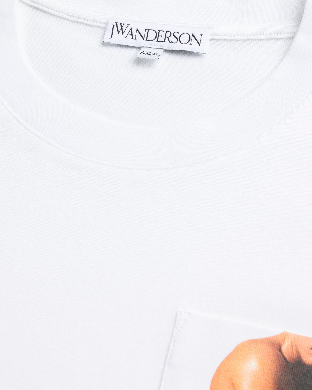 J.W. Anderson – Profile Stud Chest Pocket T-Shirt White - Tops - White - Image 6