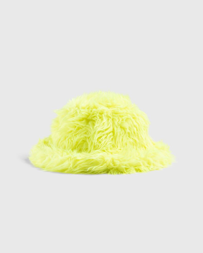 Fuzzy Bucket Hat Yellow