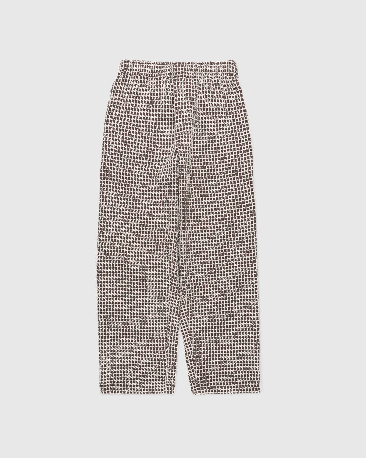 bode – Duo Waffle Pant Brown - Pants - Brown - Image 1