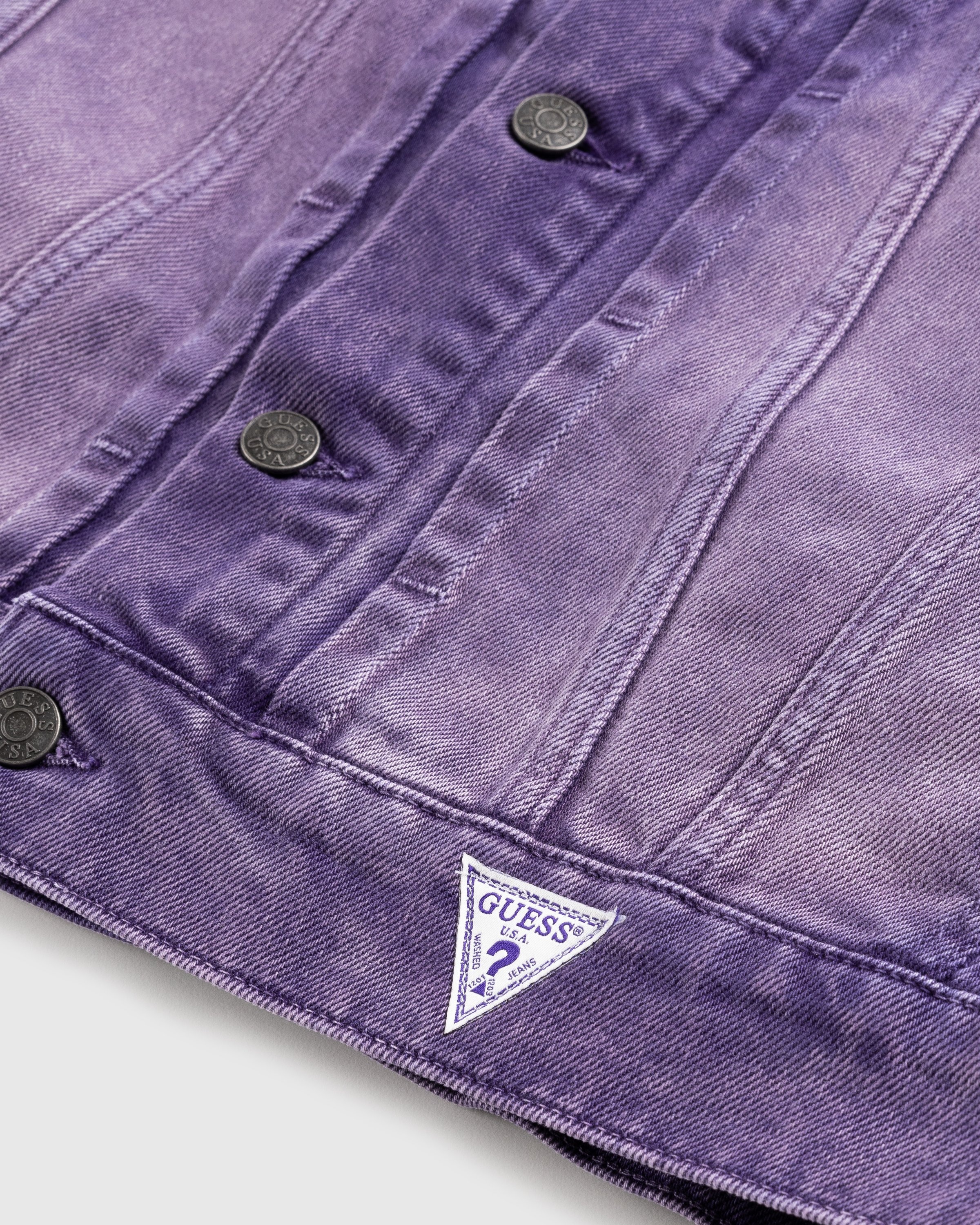 Guess USA – Vintage Denim Jacket Purple   Highsnobiety Shop