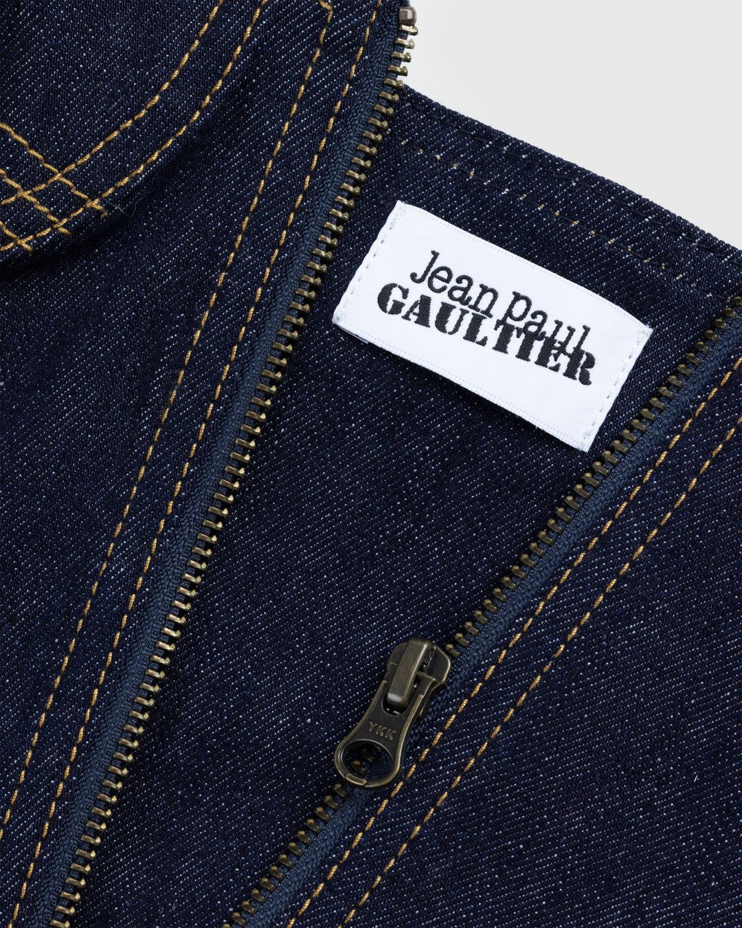 Jean Paul Gaultier – Topstitch Corset Indigo - Underwear - Blue - Image 3