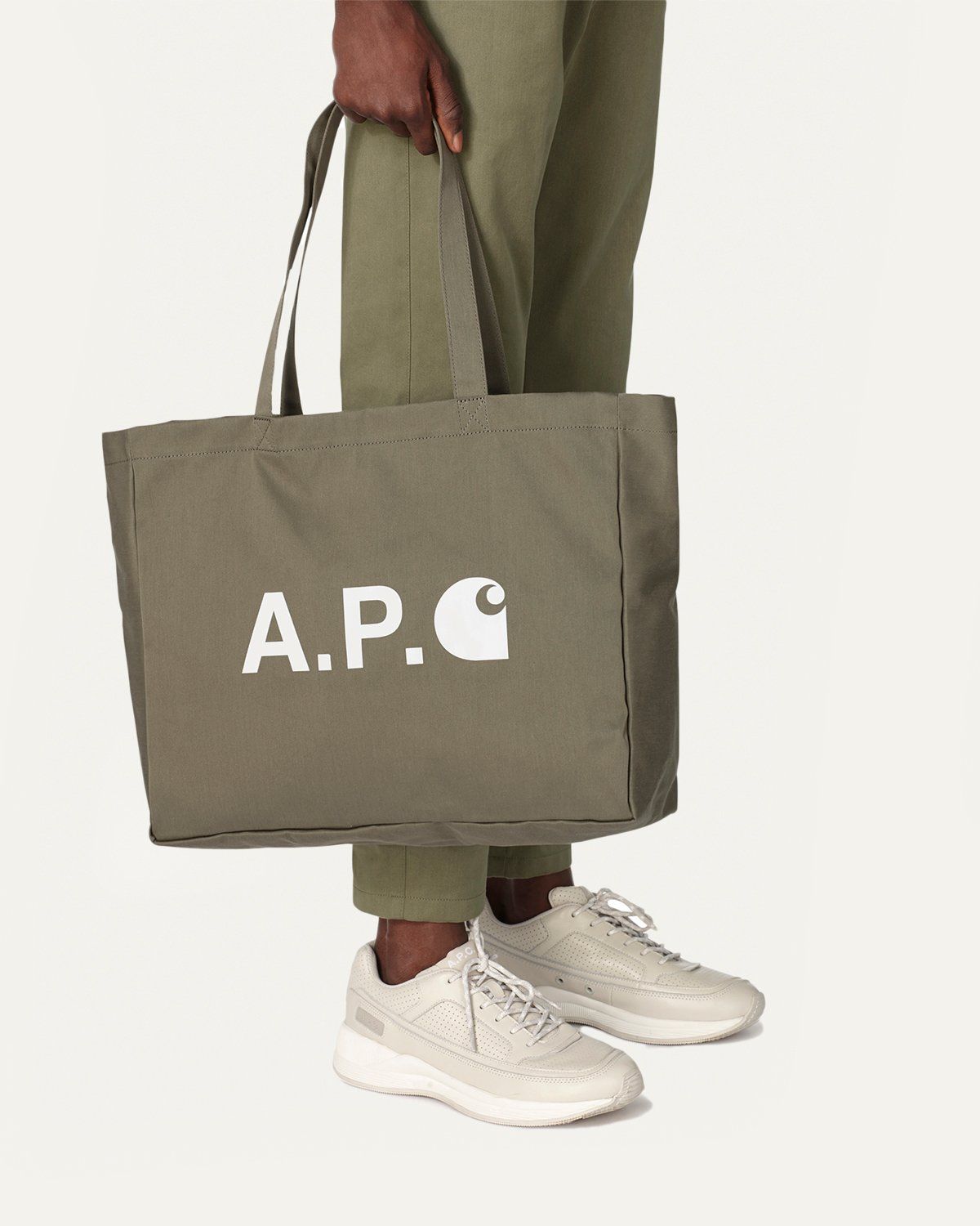 Carhartt WIP x A.P.C. – Alan Shopping Bag - Bags - Green - Image 2