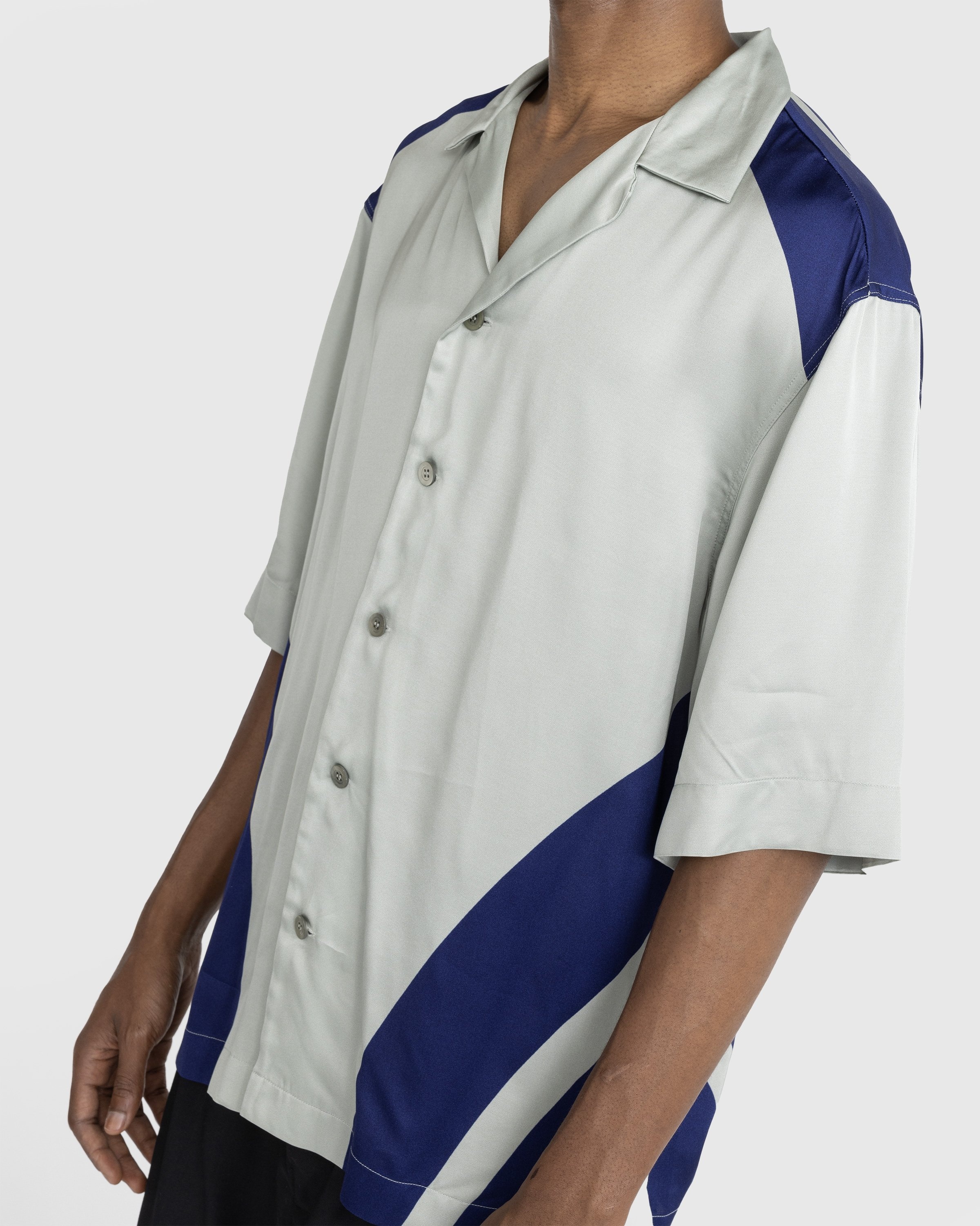 Dries van Noten – Cassi Shirt Grey - Shirts - Grey - Image 4
