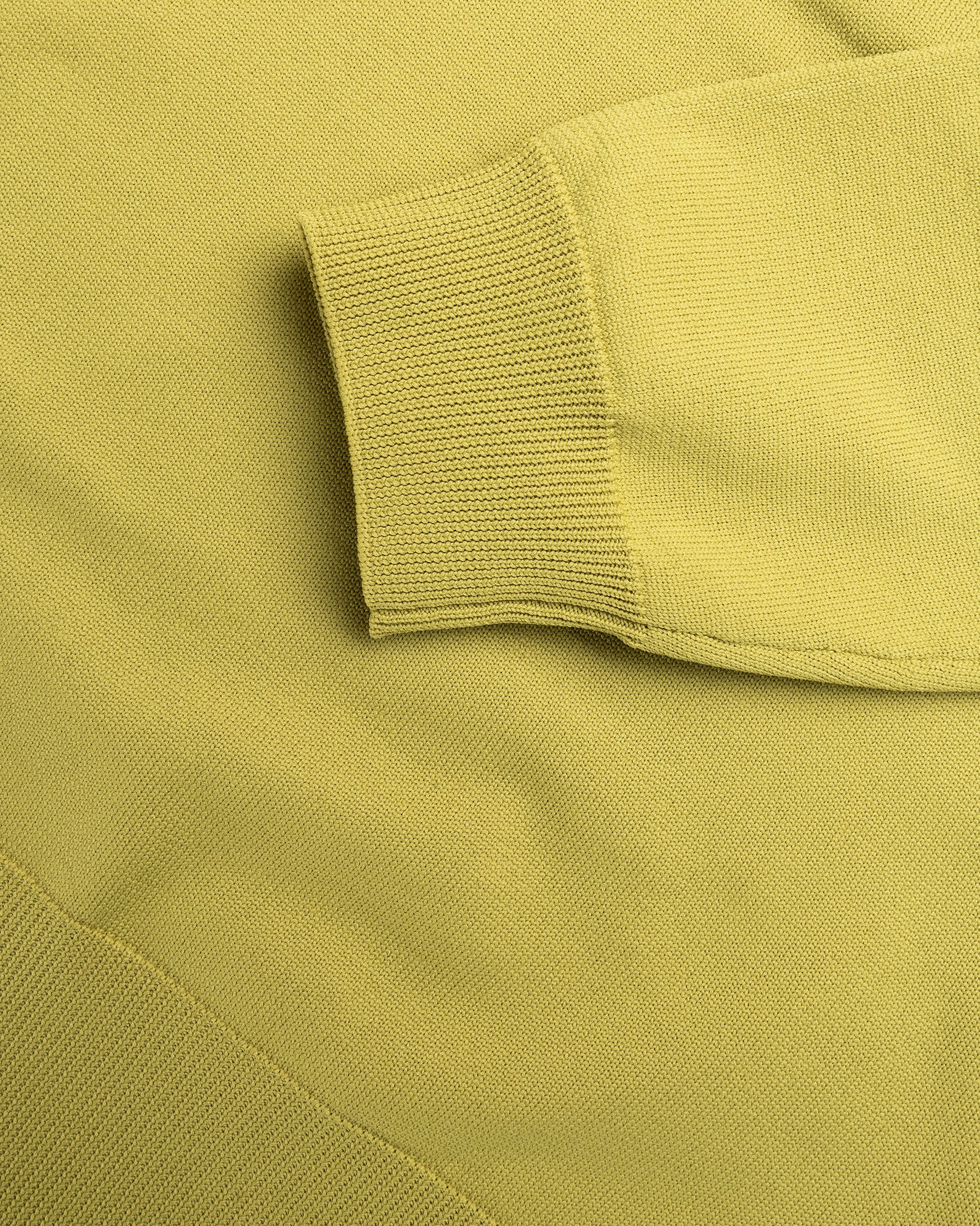 Highsnobiety HS05 – Long Sleeves Knit Polo Green - Longsleeves - Green - Image 7