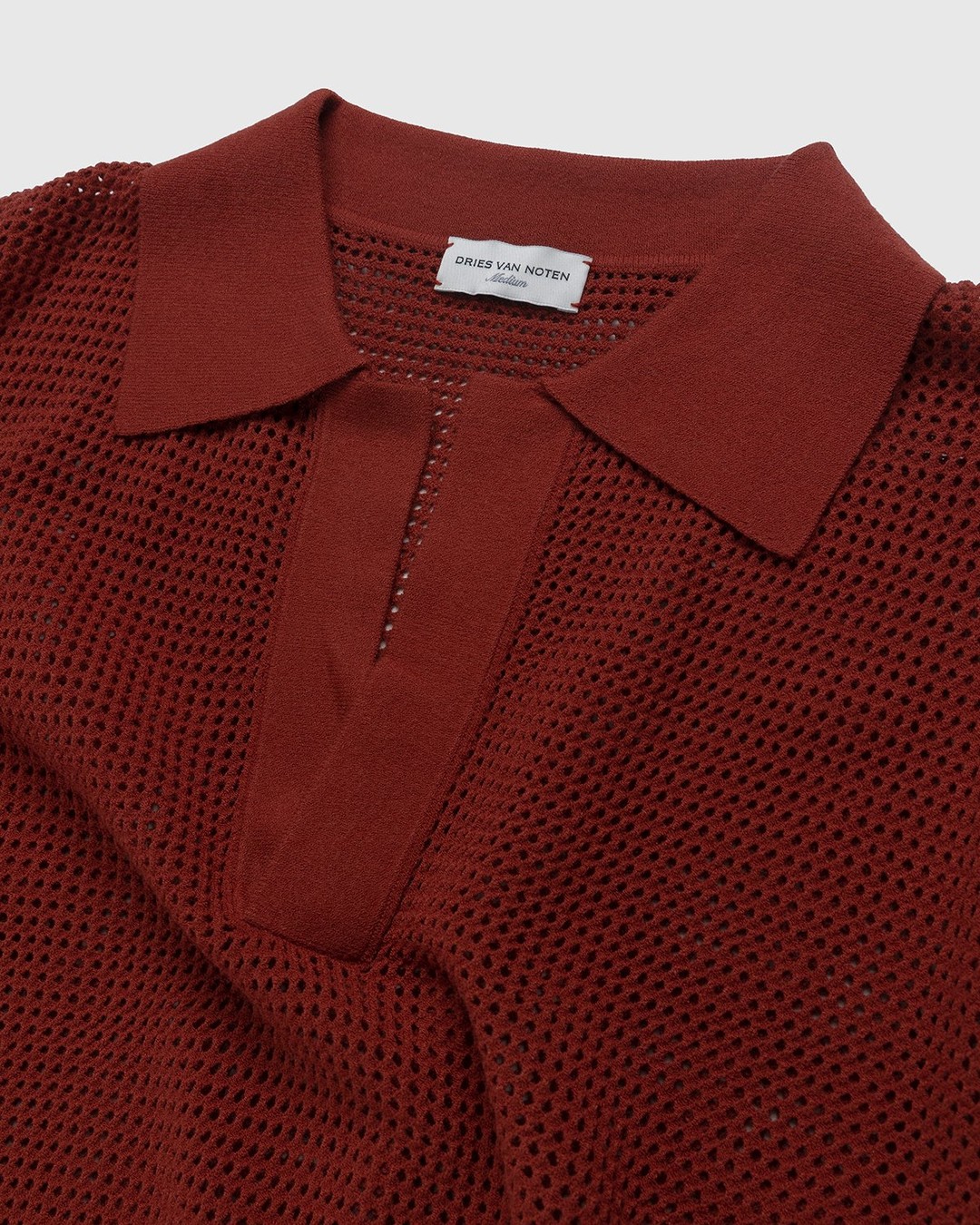Dries van Noten – Jael Polo Shirt Brique - Polos - Red - Image 3