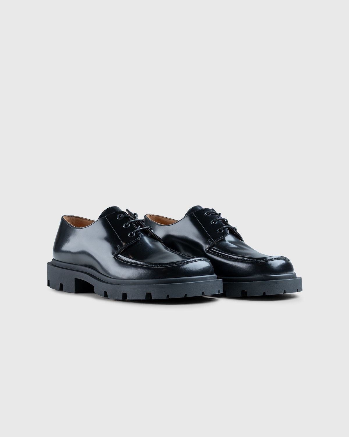 Maison Margiela – Cleated Sole Shoes Black - Shoes - Black - Image 2