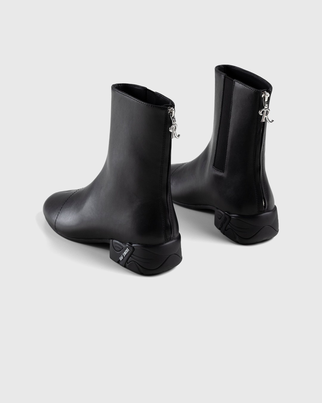 Raf Simons Solaris High Leather Boot Black Highsnobiety Shop