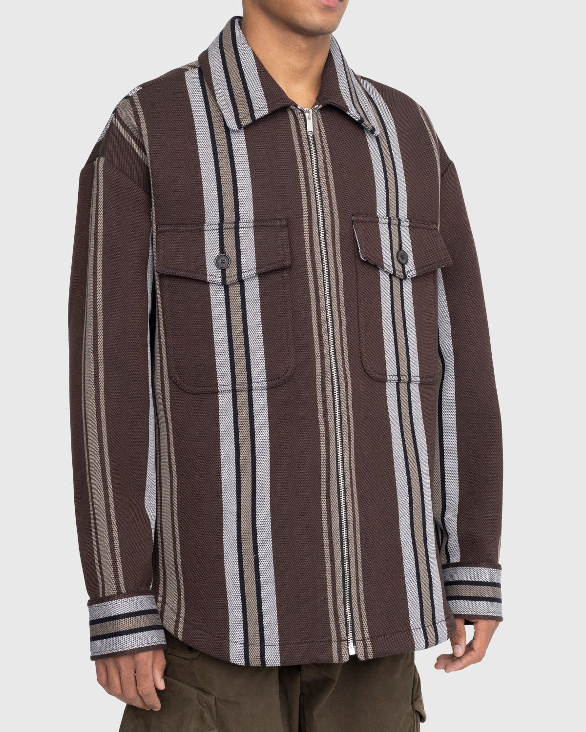 JACQUEMUS – Le Blouson Montagne Brown - Outerwear - Brown - Image 4