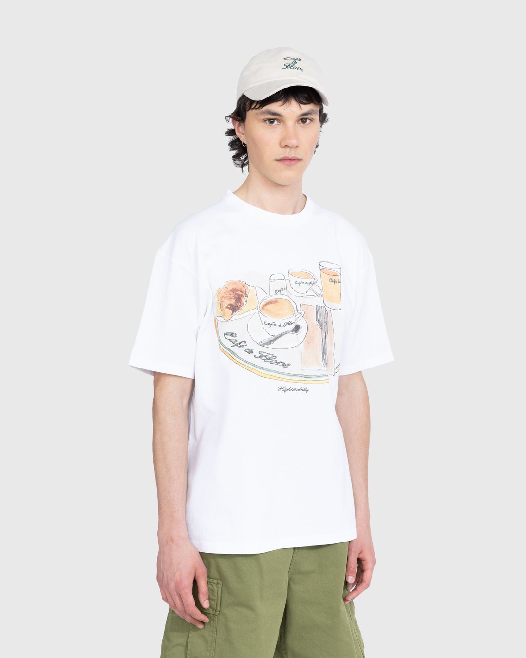 Café de Flore x Highsnobiety – Short Sleeve T-Shirt White - T-shirts - White - Image 2
