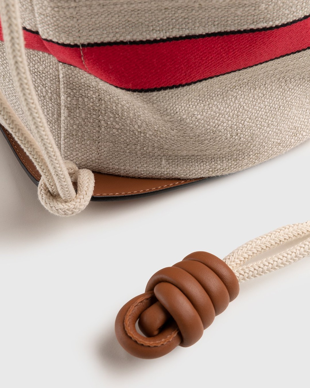 Loewe – Paula's Ibiza Sailor Bag Ecru/Red - Bags - Red - Image 4