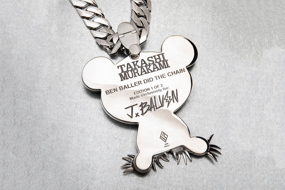 murakami j balvin ben baller chain takashi murakami