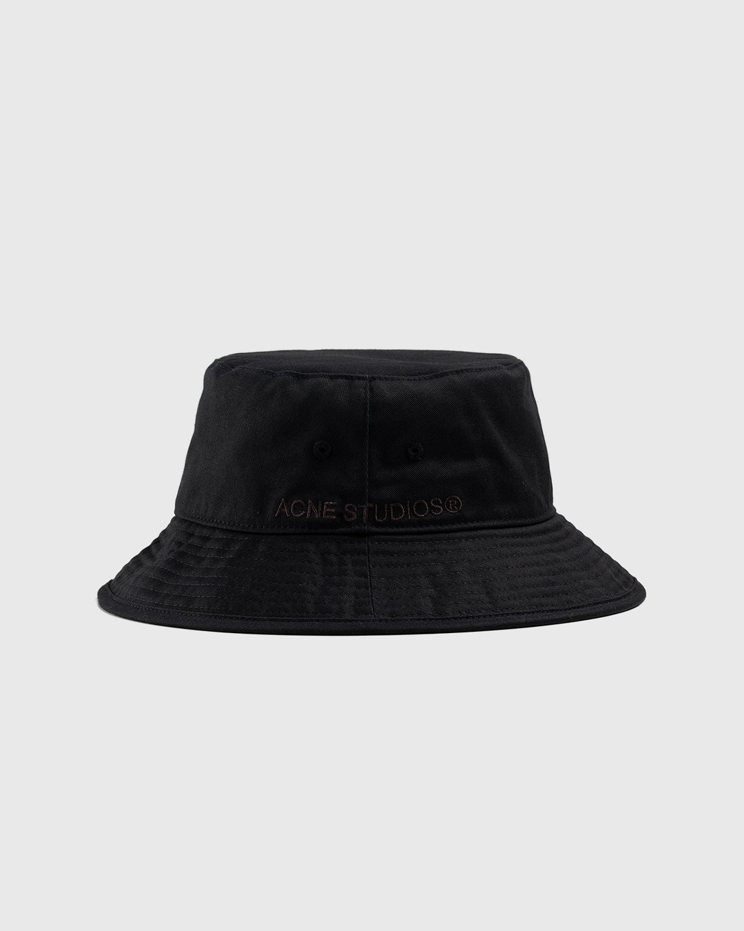 Acne Studios – Twill Bucket Hat Black - Hats - Black - Image 1