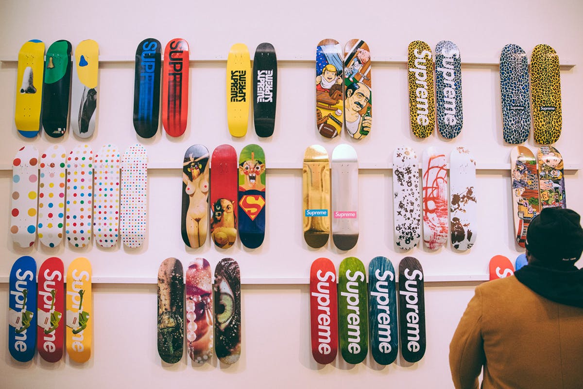 supreme skate deck collection sold 800k