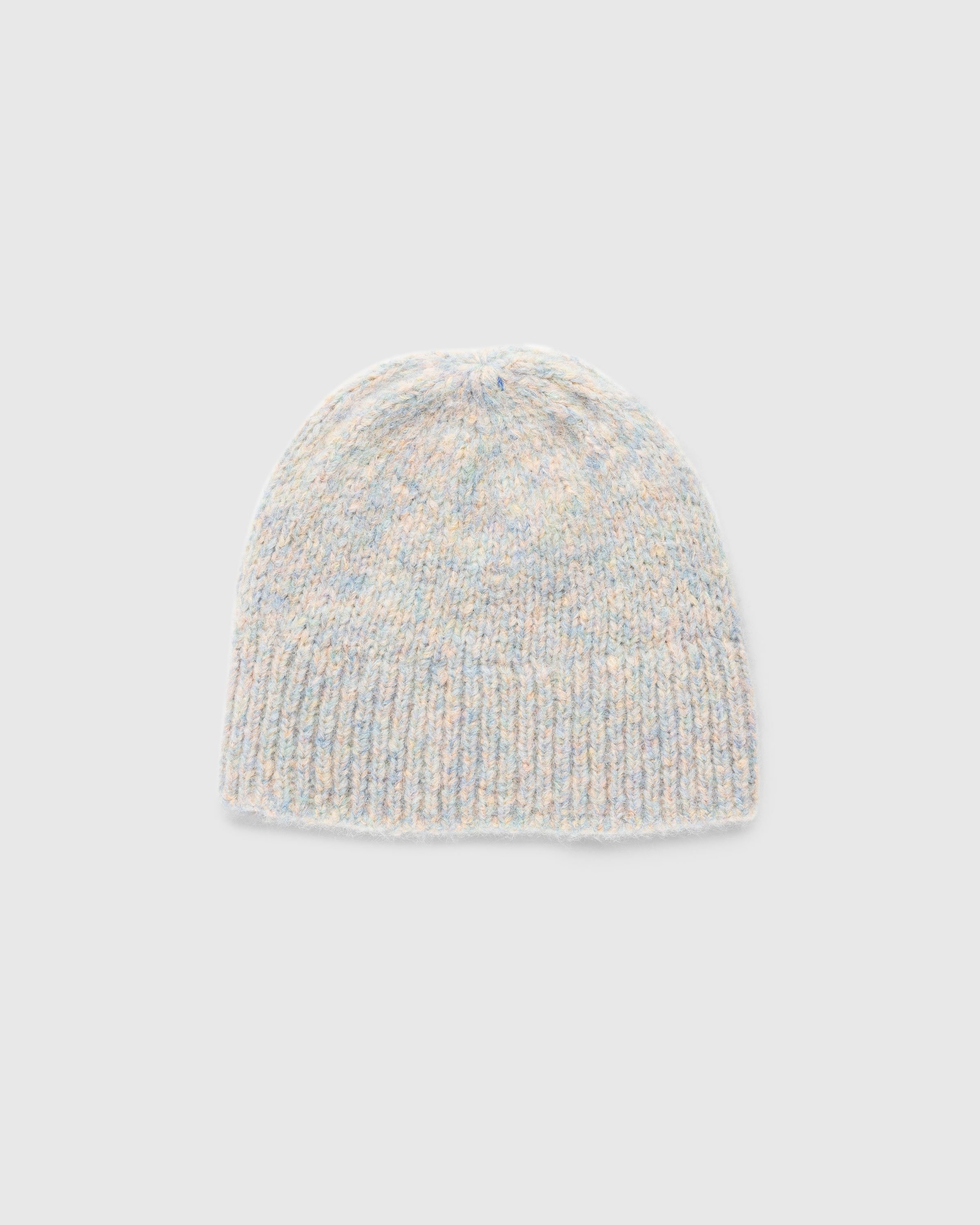 Dries van Noten – Moss Knit Hat Multi - Hats - Blue - Image 1