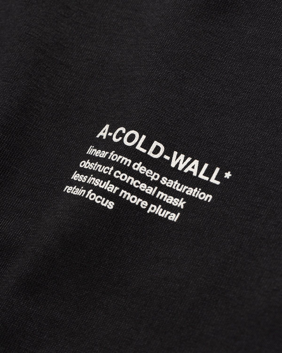 A-Cold-Wall* – Prose T-Shirt Black - Tops - Black - Image 6