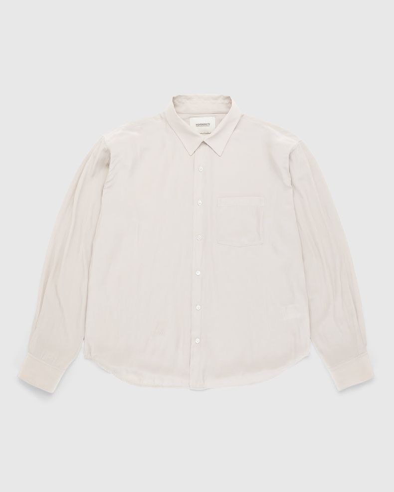 Highsnobiety – Lightweight Long-Sleeve Shirt Beige