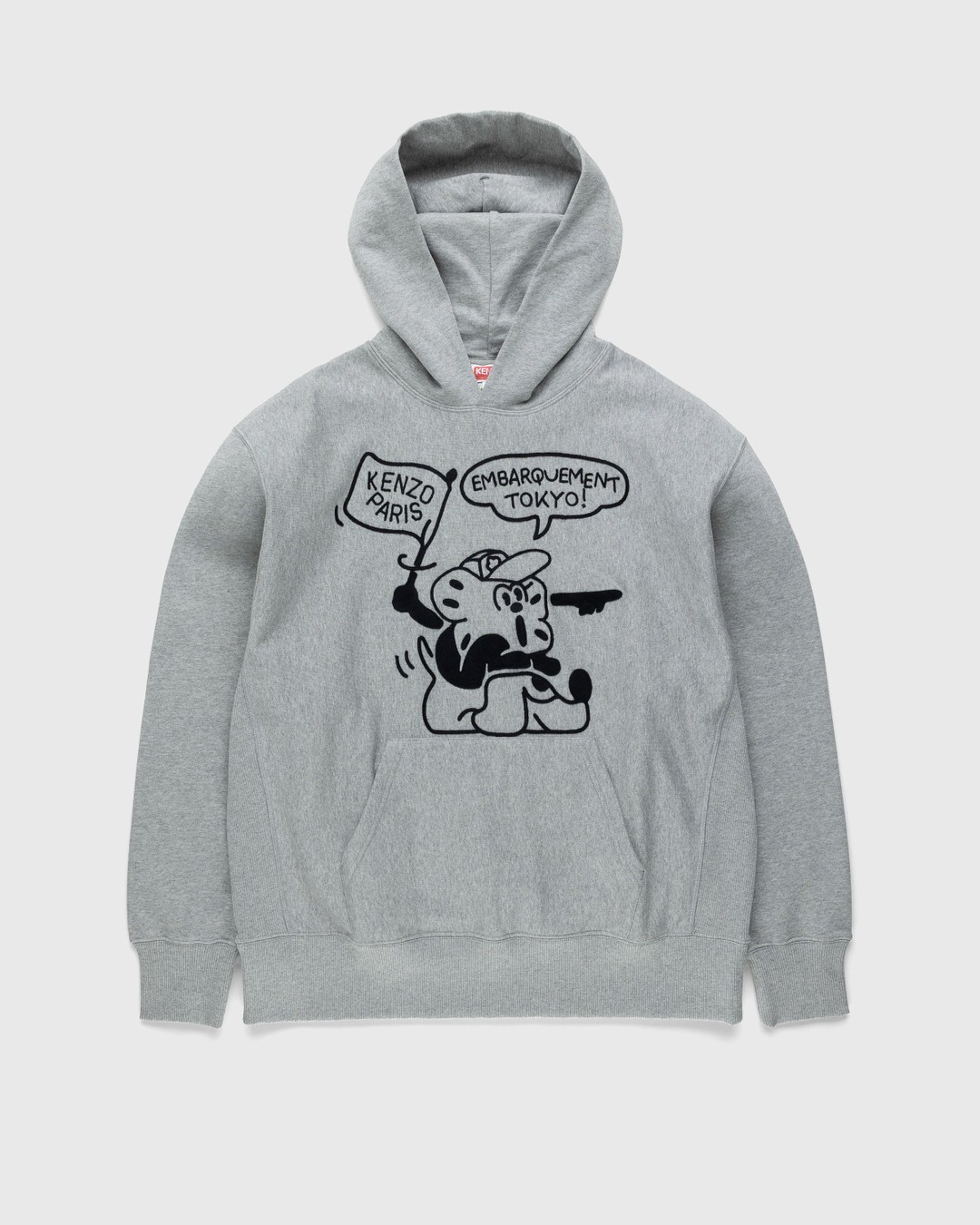 Kenzo – ‘BOKE Boy’ Travels Oversized Hoodie - Sweats - Grey - Image 1