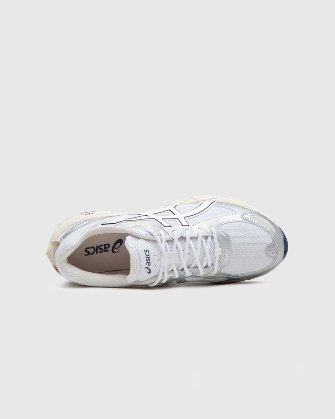 White best sale leather asics