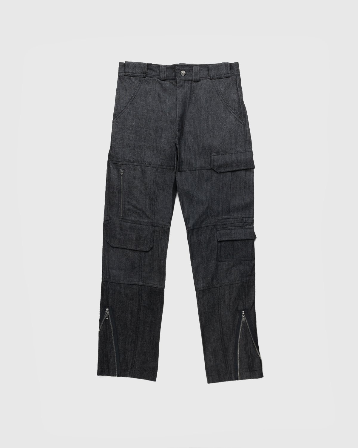 Winnie New York – Denim Cargo Black - Pants - Black - Image 1