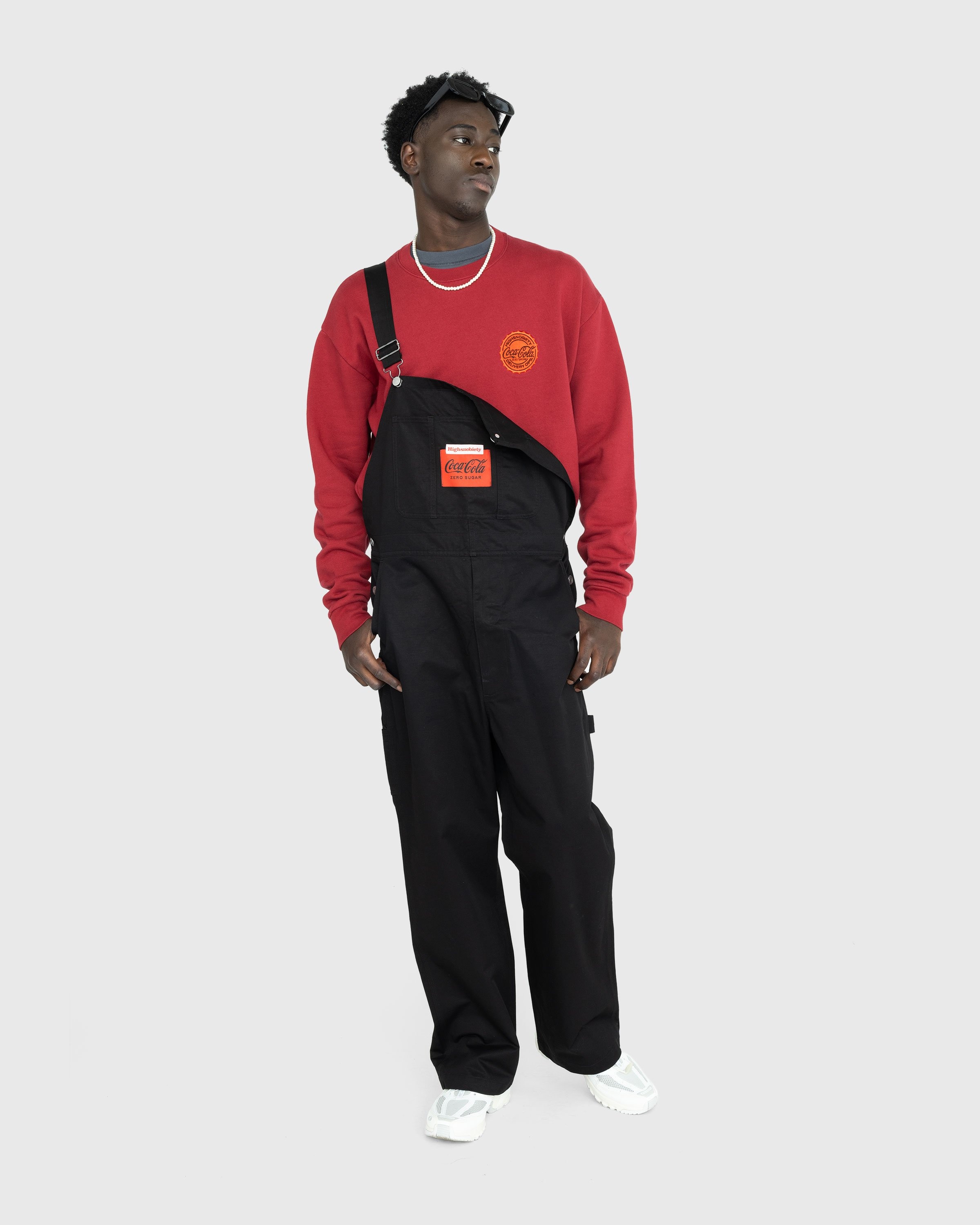 Highsnobiety x Coca-Cola Zero Sugar – Dungarees Black - Pants - Black - Image 3