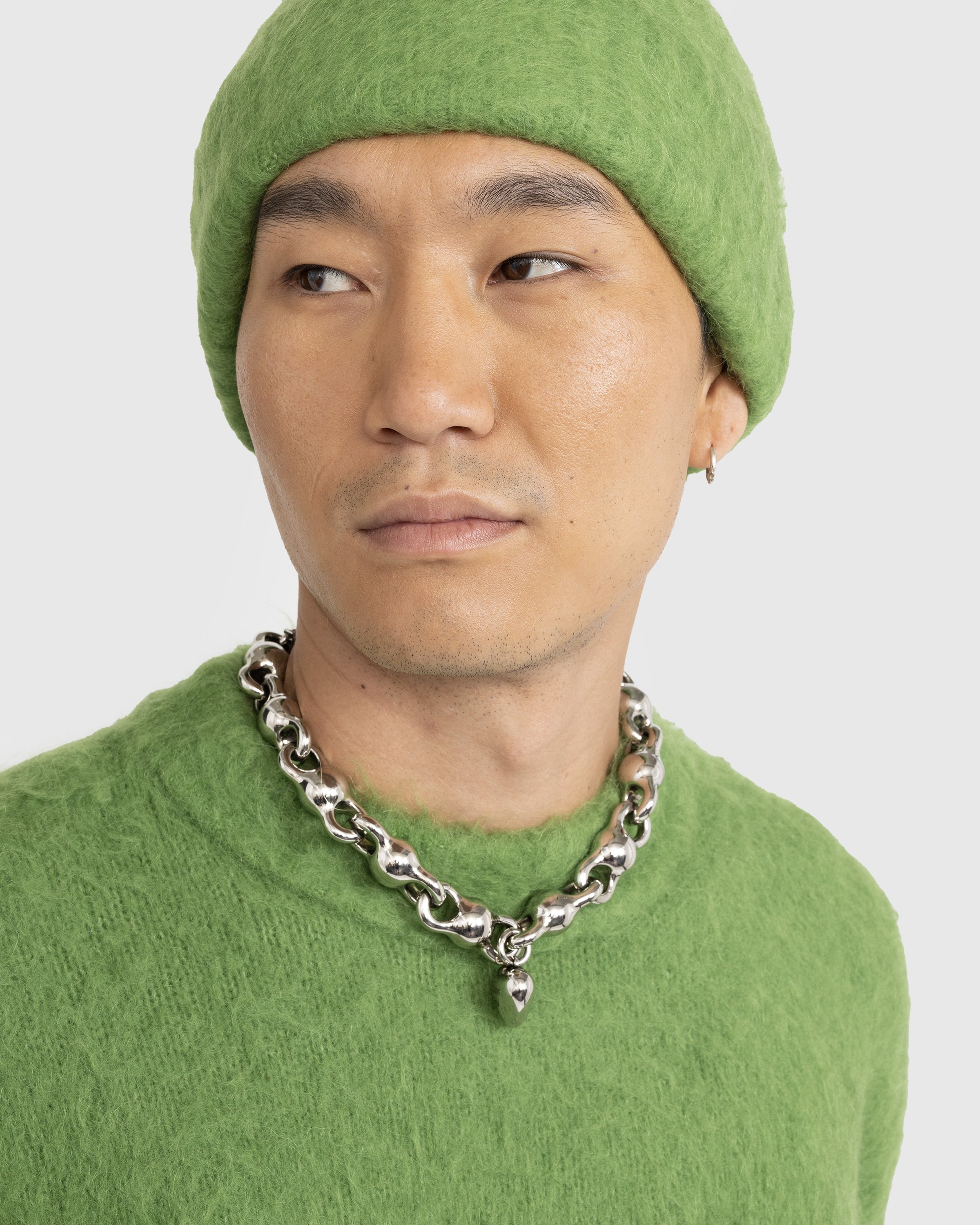 Acne Studios – Heart Necklace - Jewelry - Silver - Image 4