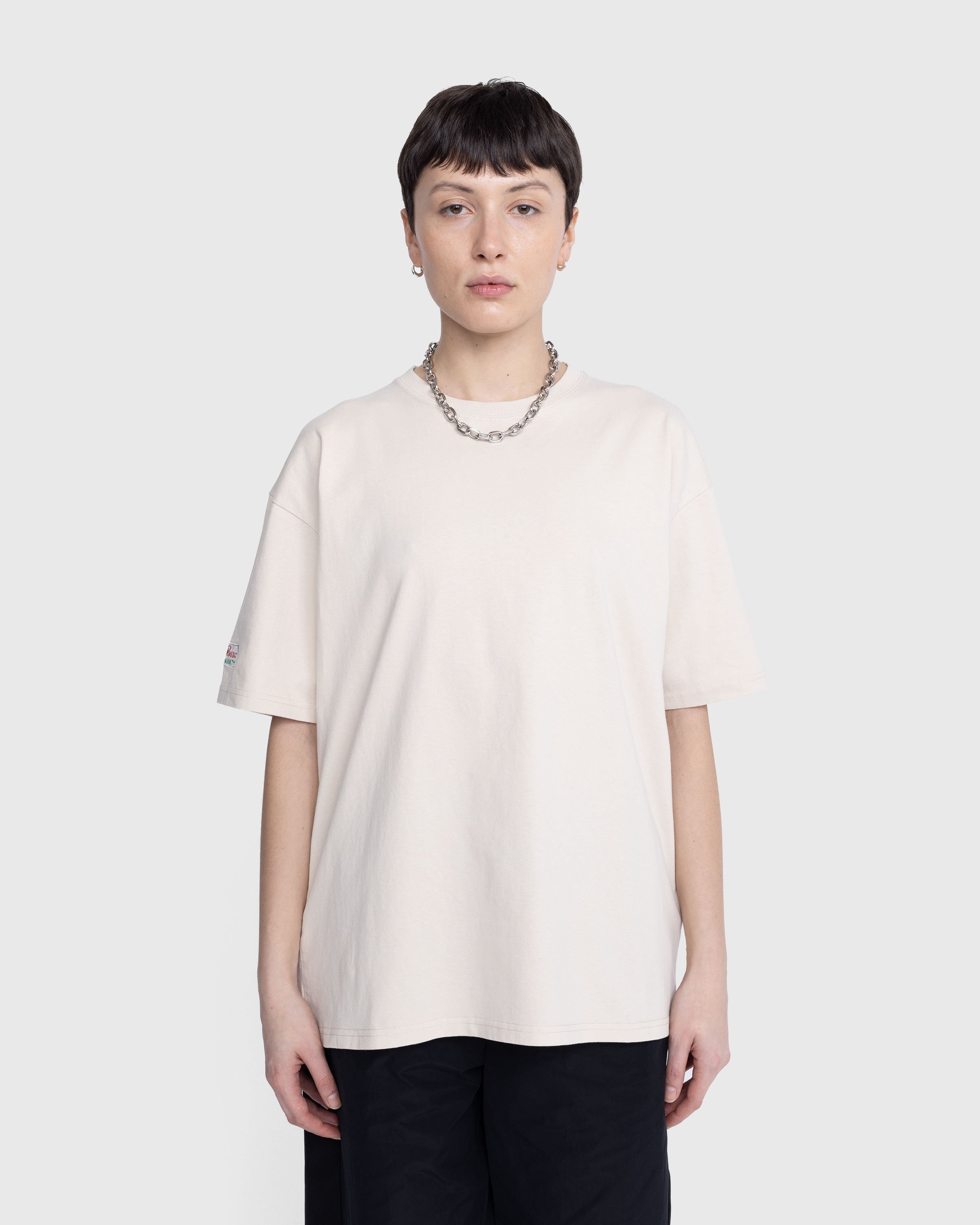 Bar Basso x Highsnobiety – Illustrated Graphic T-Shirt Eggshell - Tops - Beige - Image 4