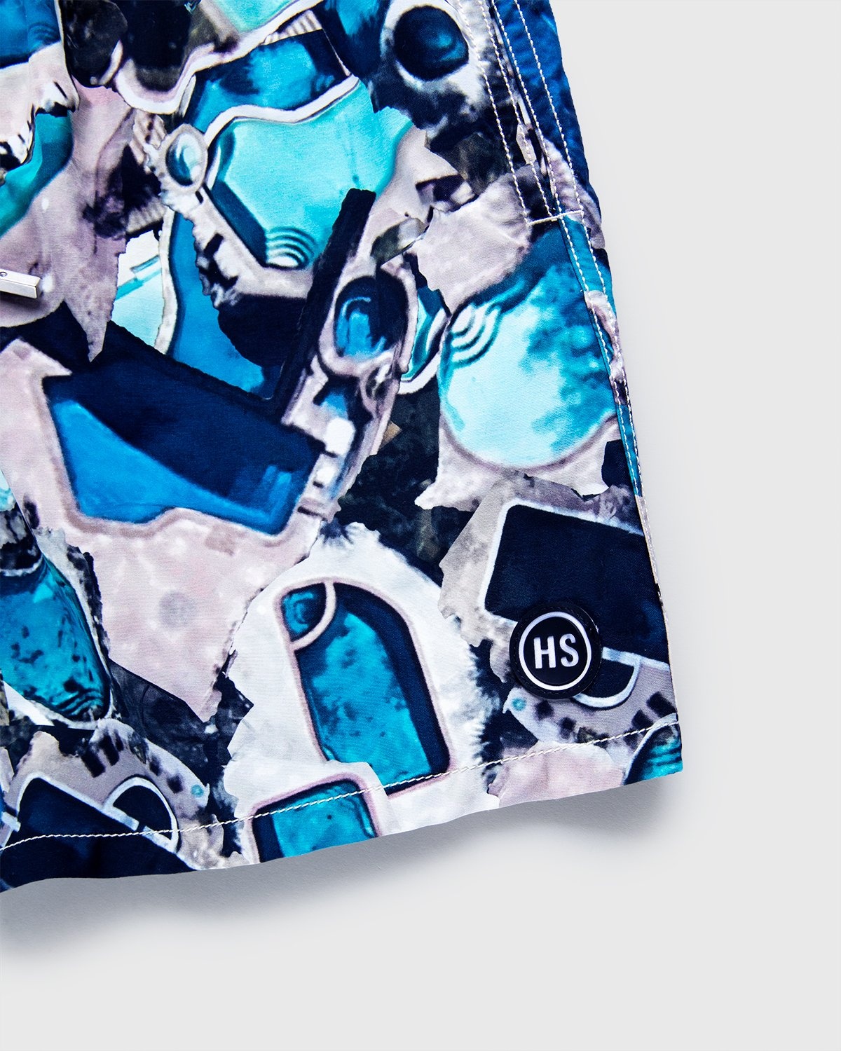 Vilebrequin x Highsnobiety – Pattern Shorts Blue - Shorts - Blue - Image 3