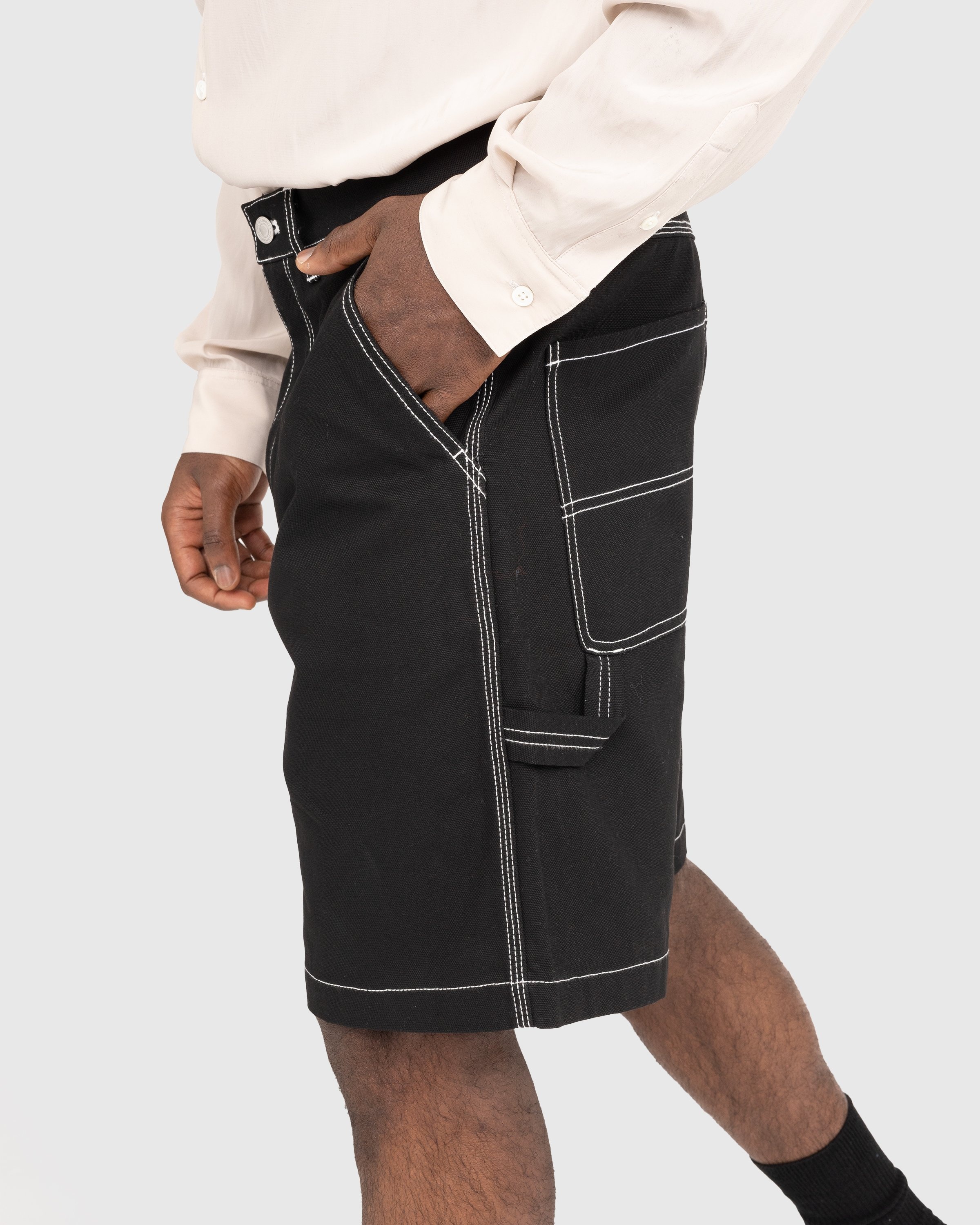 Highsnobiety – Carpenter Shorts Black - Shorts - Black - Image 4