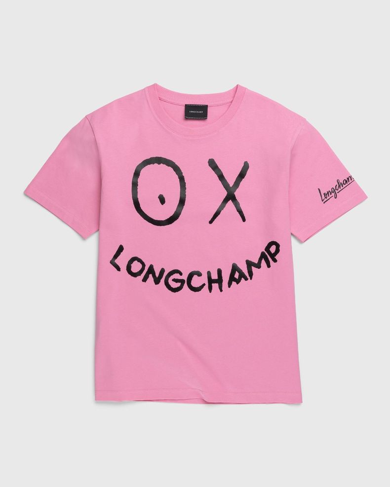 Longchamp x André Saraiva – T-Shirt Pink