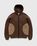 RANRA – Peysa Hooded Jacket Brown