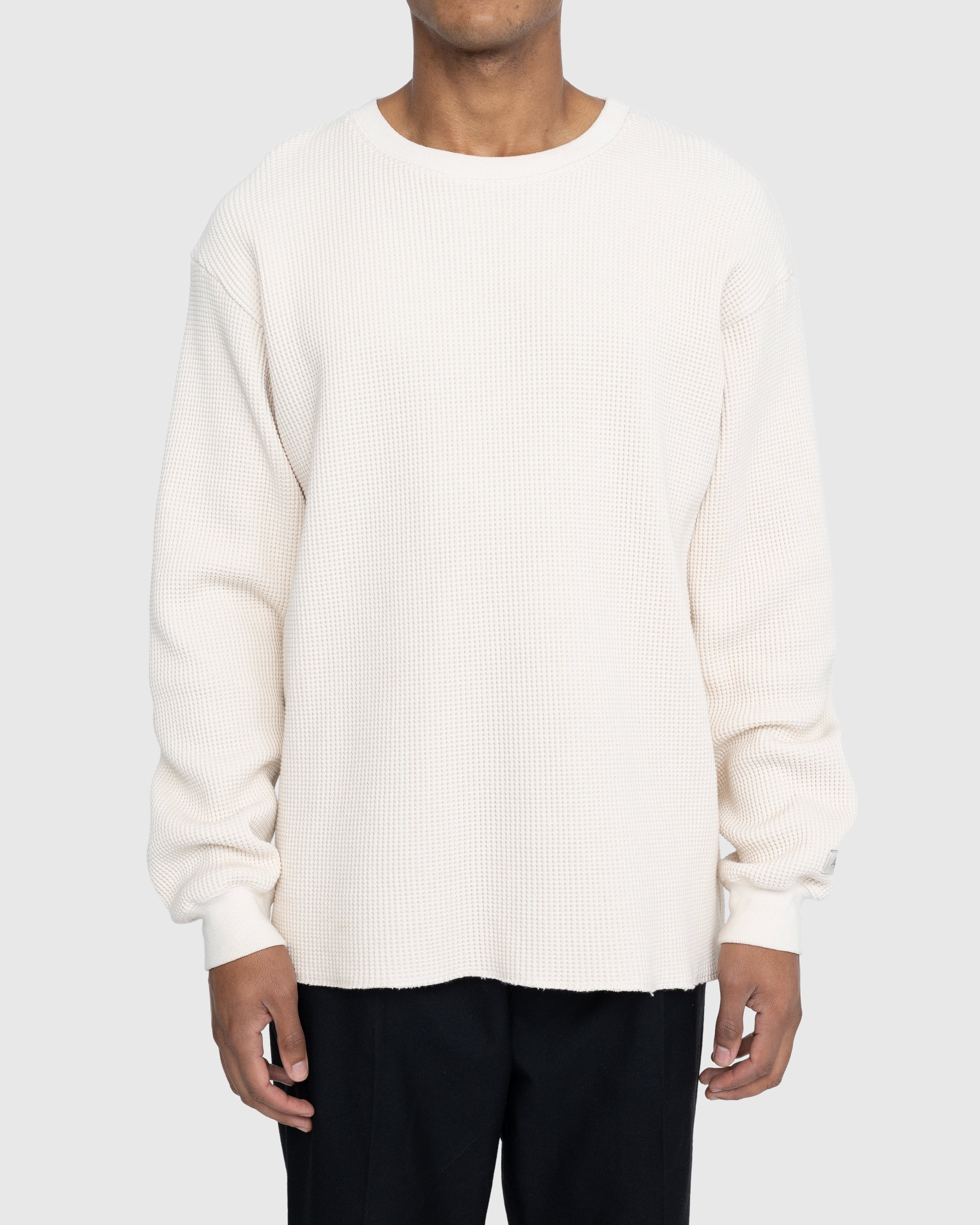 Highsnobiety – Thermal Crew Eggshell - Sweats - Beige - Image 2