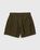 Highsnobiety – Cotton Nylon Water Short Olive - Shorts - Green - Image 1