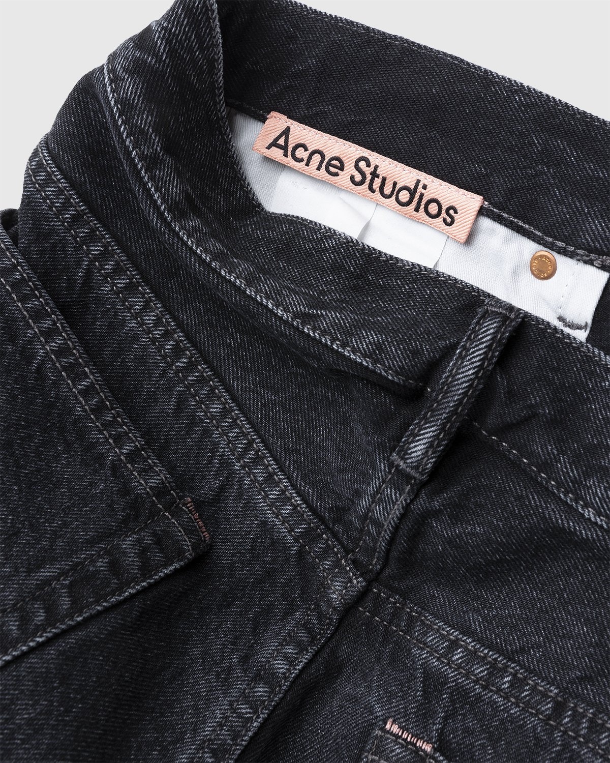 Acne Studios – Brutus 2021M Boot Cut Jeans Black - Pants - Black - Image 5