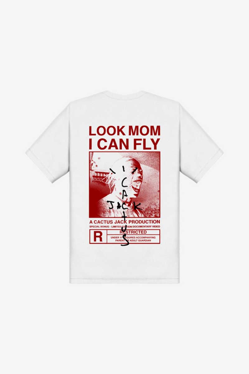 travis scott drops merch announces new music Look Mom I Can Fly