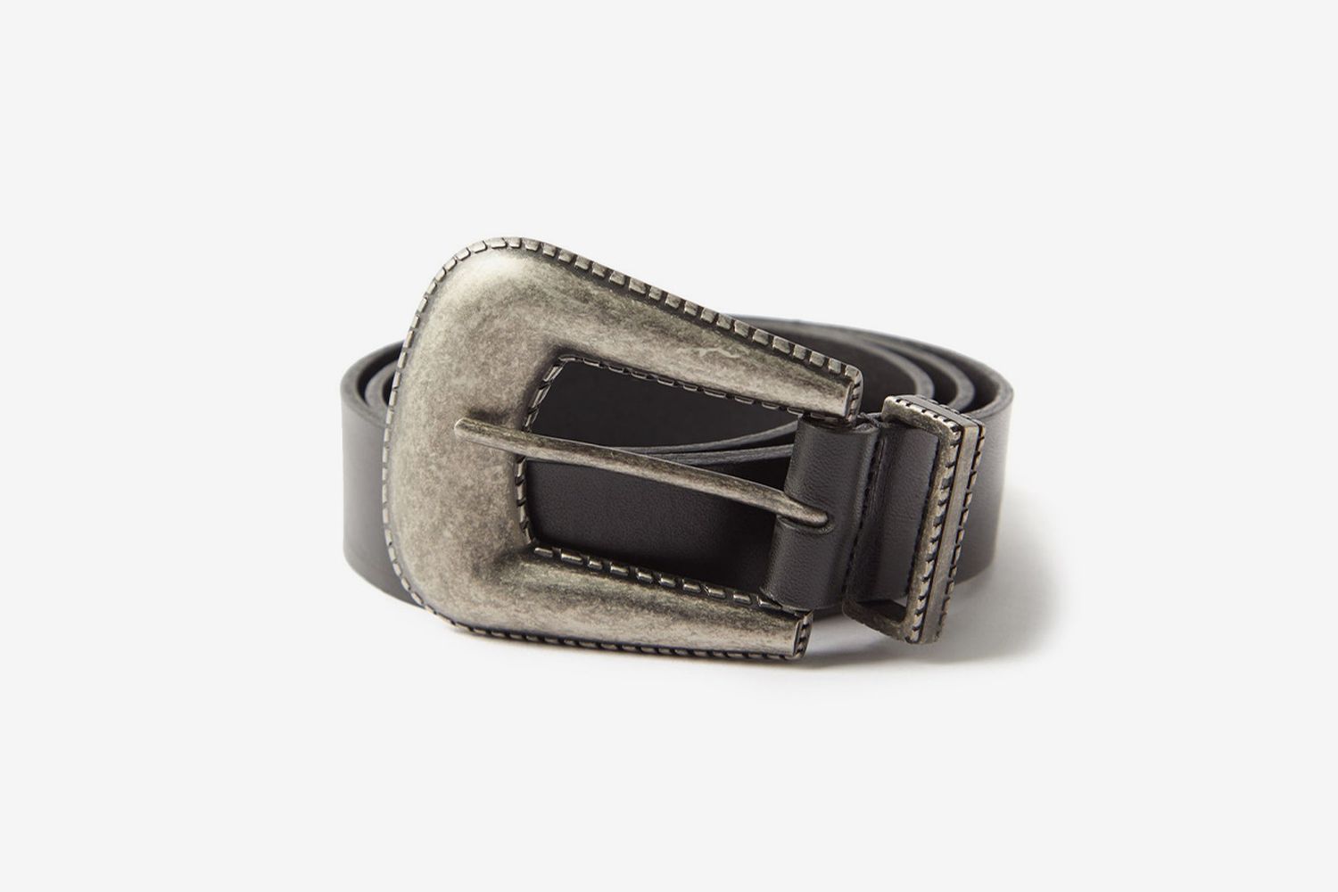 Antiqued-Buckle Belt