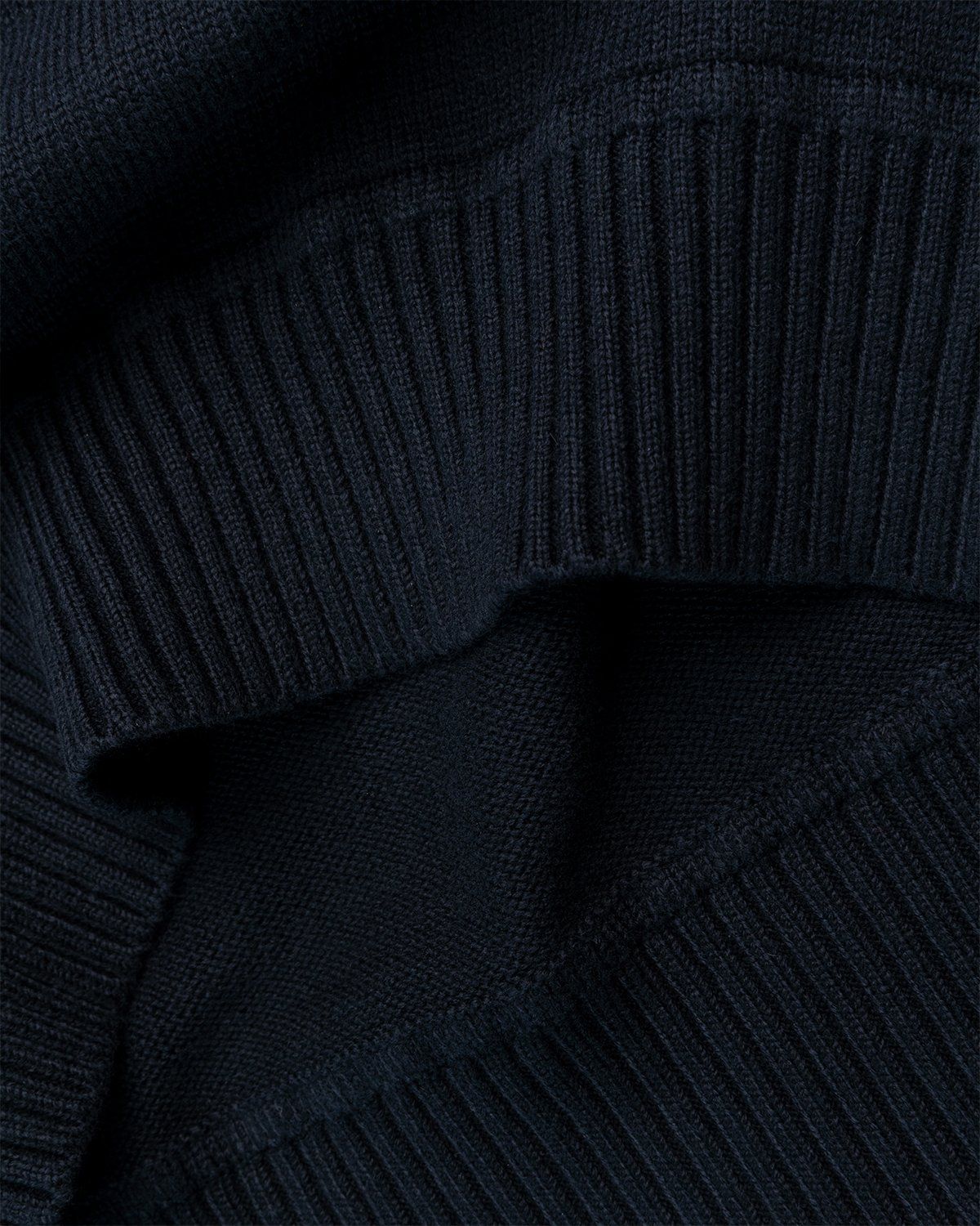 Stone Island – Knit Turtleneck Navy Blue - Sweats - Blue - Image 5
