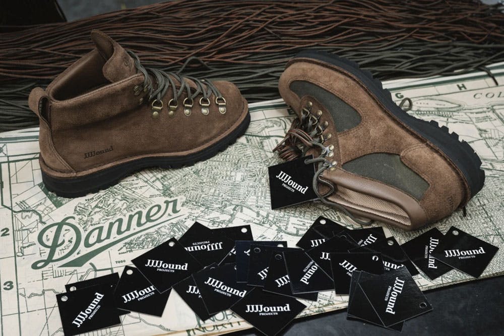 JJJJound x Danner Feather Light Mountain Light Boots Release Info - Vimarsana News