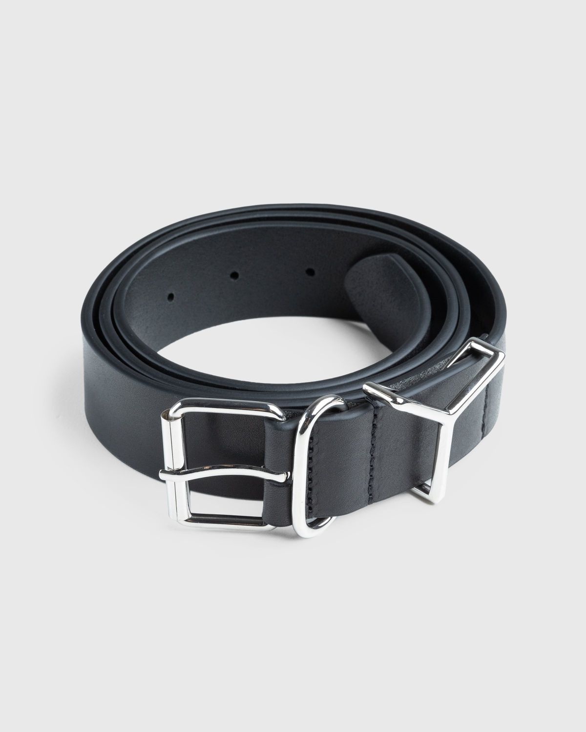 Y/Project – Y Belt Black/Silver - Belts - Black - Image 1