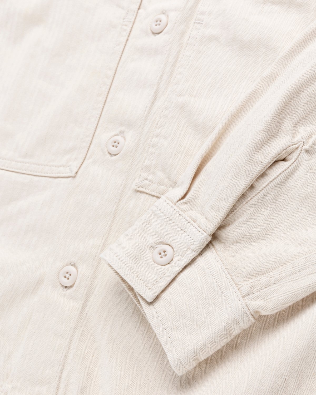 Carhartt WIP – Charter Shirt Natural - Longsleeve Shirts - Beige - Image 4