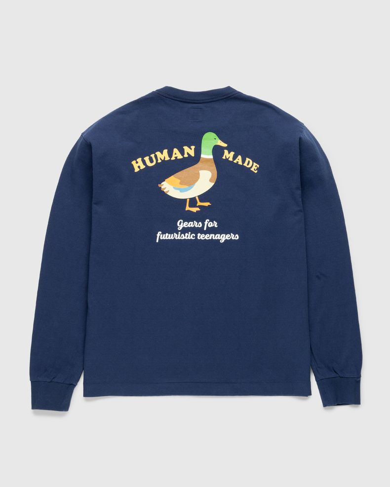 Long-Sleeve Duck T-Shirt Navy