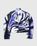 Printed Denim Jacket Purple