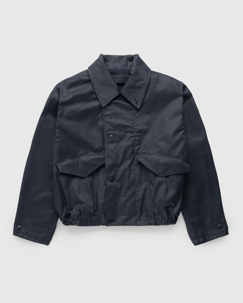Boxy Blouson Midnight Green