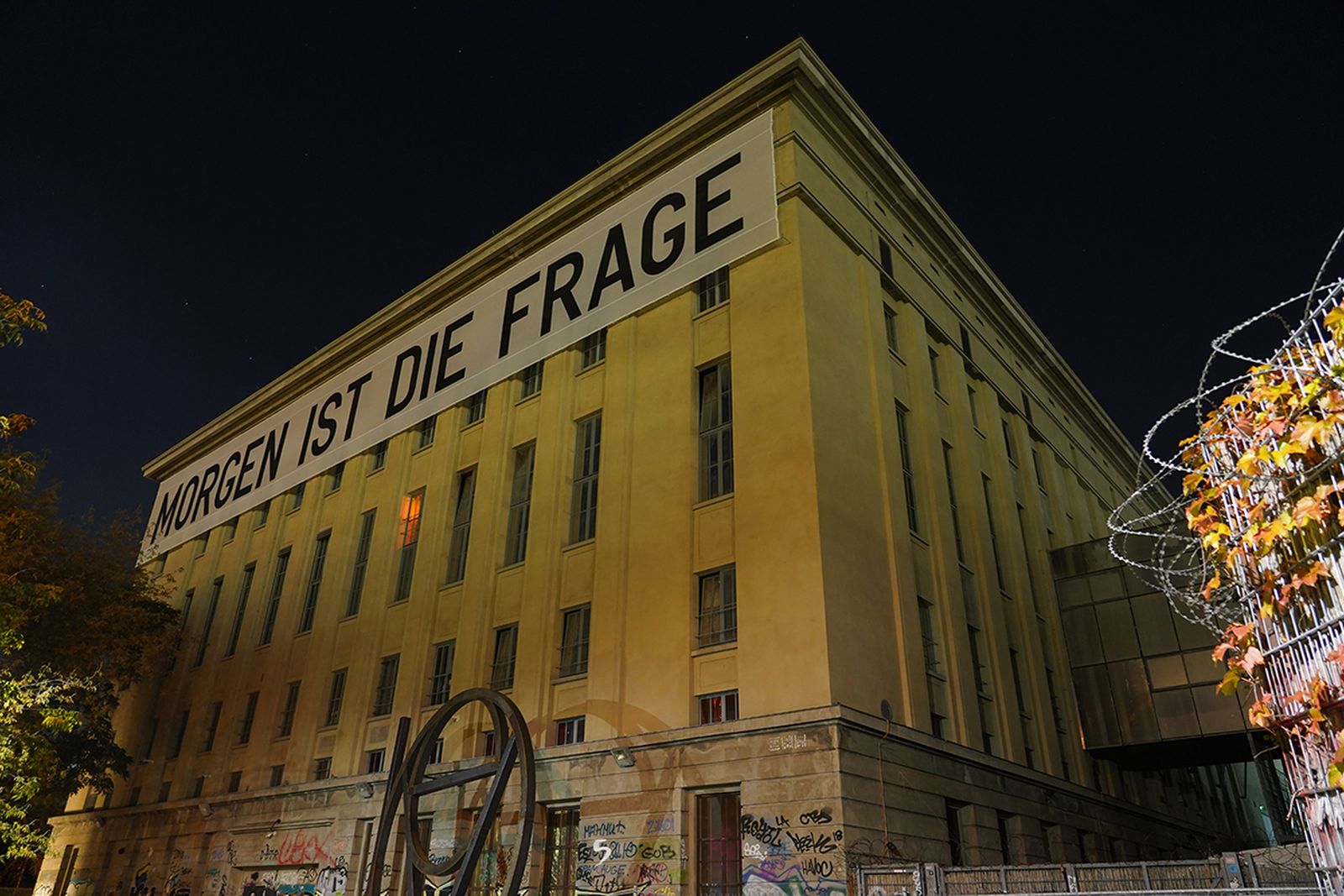 berghain building at night