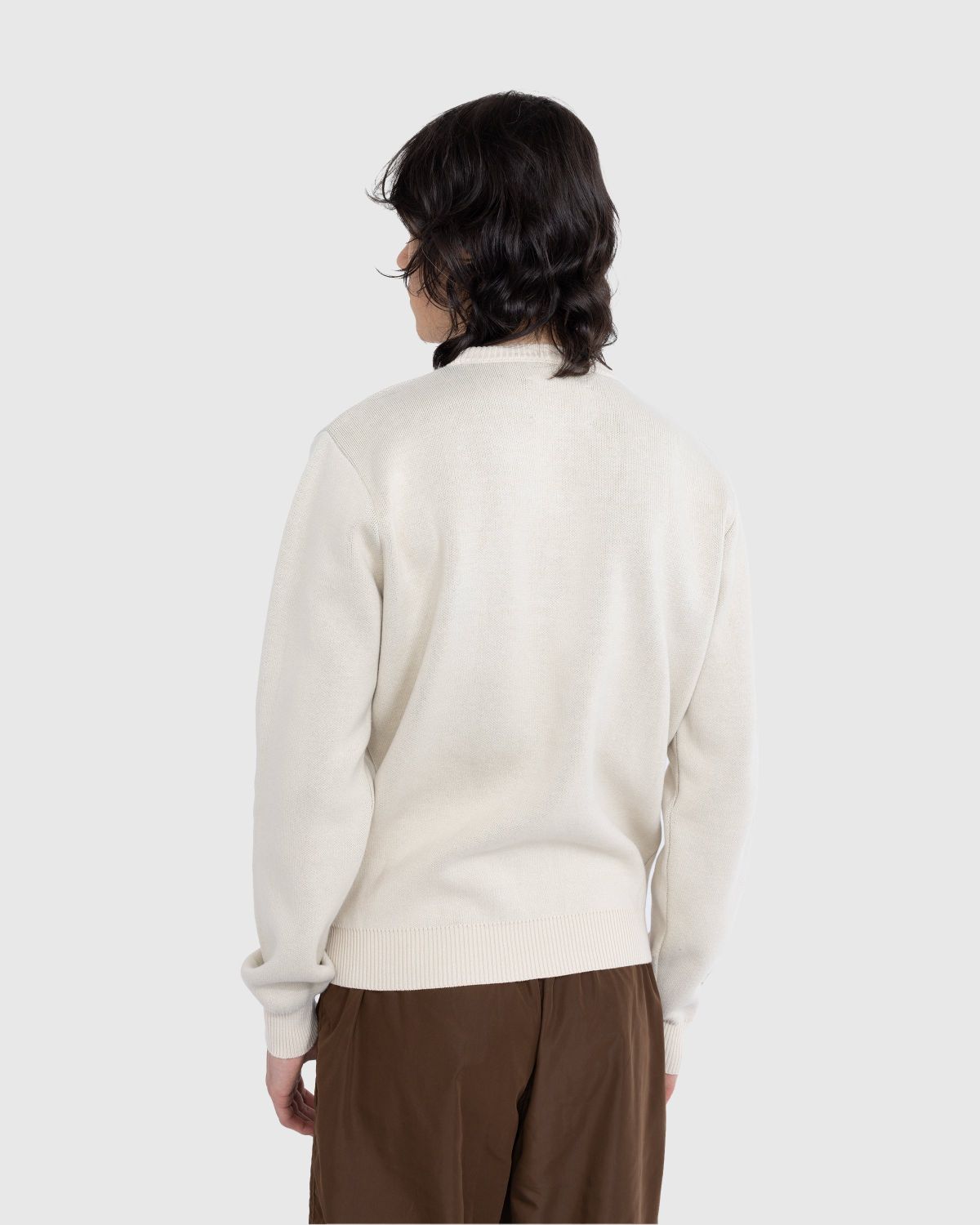 Highsnobiety – Not in Paris 5 Knitted Sweater - Sweats - Beige - Image 3